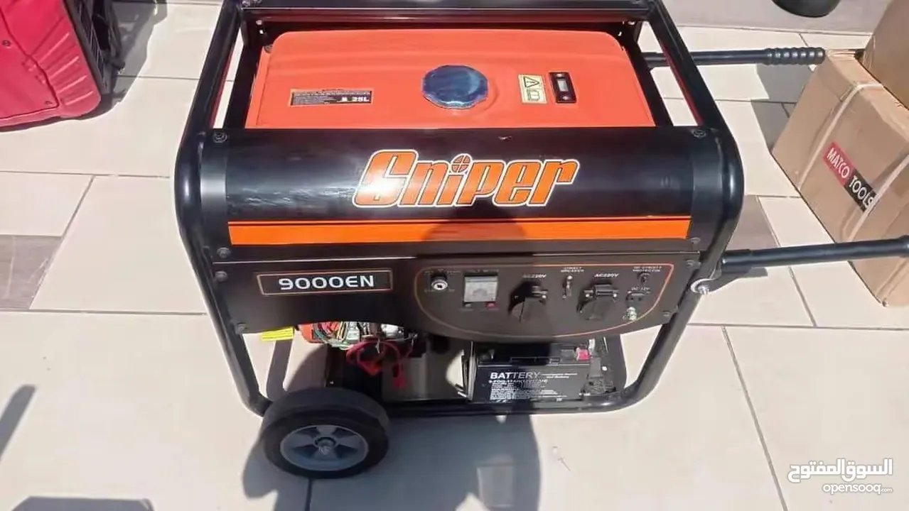 مولد -  كهرباء ينزين 8500 واط بقوة 6,5 حصان HP قوي جداً التفاصيل : 3 مخراج 220V فقط ب 850 شيكل فقط