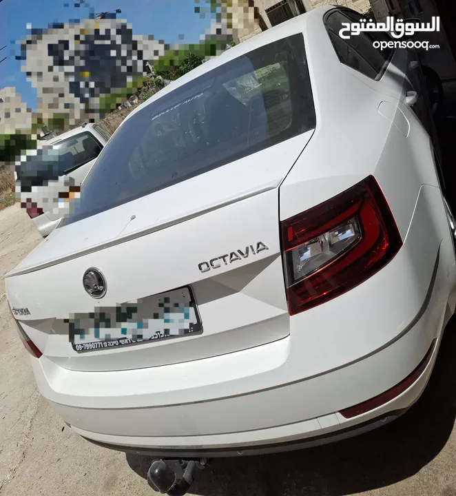 سكودا اوكتافيا برايفت بنزين 1400  اوتوماتيك  تحكم حساسات هوك  .. ترخيص تامين لشهر 2  92000 شيكل كاش