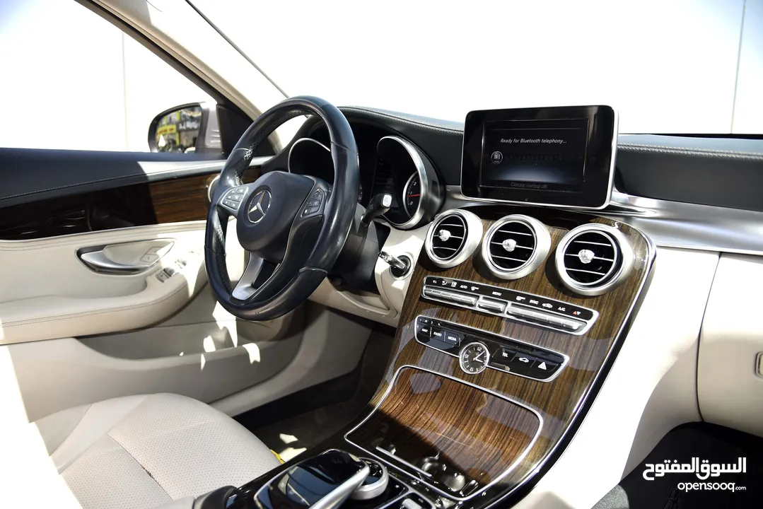 مرسيدس سي كلاس 180 بحالة الوكالة Mercedes C180 2015