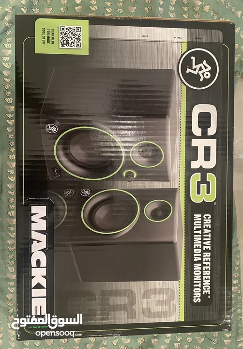 Mackie CR3 Creative Reference 3" Multimedia Monitors (Pair) NEW in Box