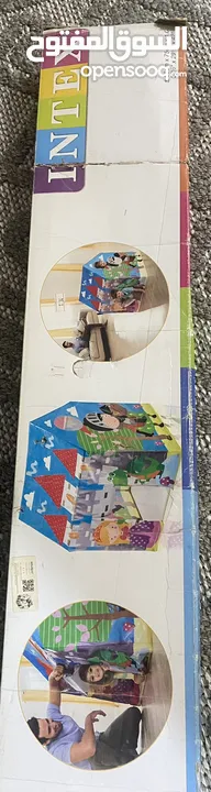 خيمه اطفال جديده بالكرتونة نوع Intex