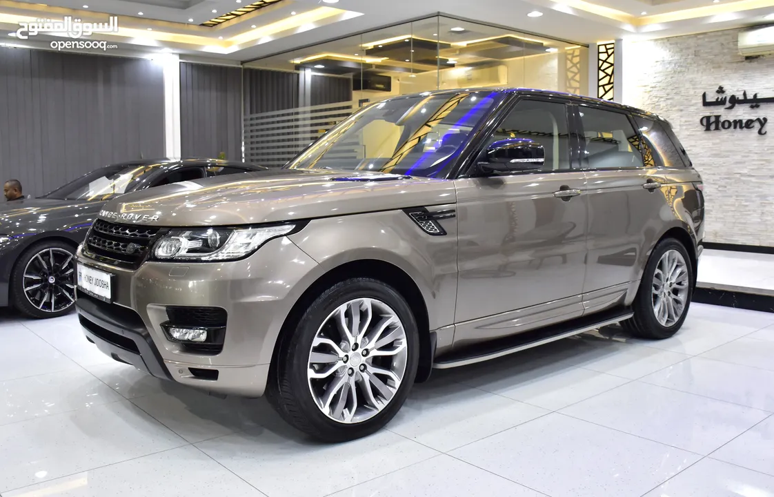 Land Rover Range Rover Sport SuperCharged ( 2015 Model ) in Brown Color GCC Specs