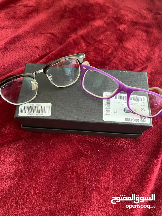 مجموعة نظارات جديدة اصلية للبيع