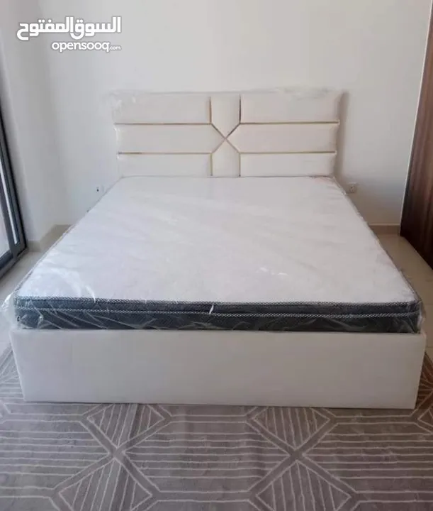 Brand New Cushion Bed Queen Size with Medicated Mattress