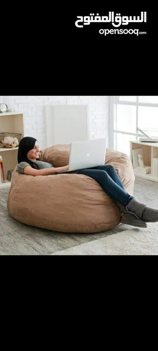 بفات beanbags  لالعاب البلايستيشن والقراءة وتكملة اعمال الكمبيوتر