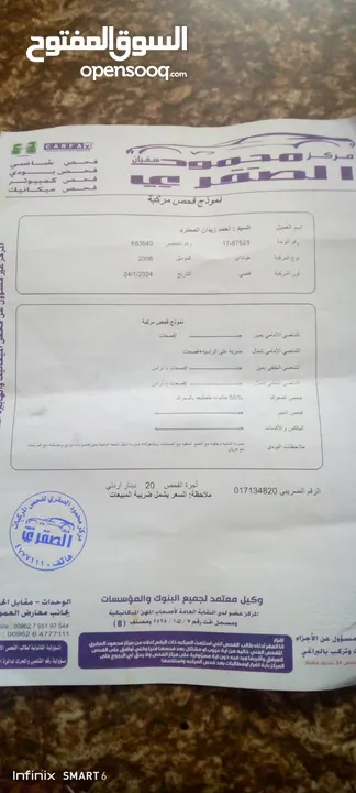 باص هيونداي 8مقاعد موديل 2006للبيع كاش أو اقساط الإتصال على الرقم