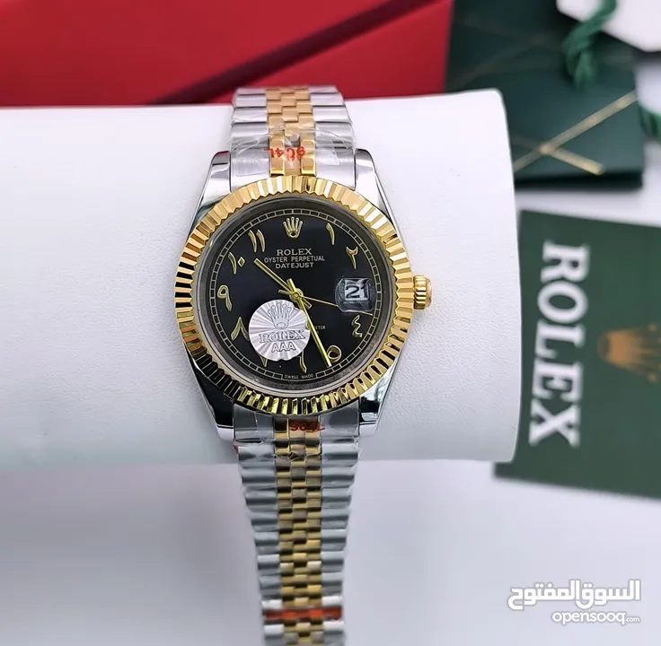ساعات رولكس هاي كوالتي جميع الاصدارات جوده عاليه جدا استالس استيل ومتوفر جميع الماركات مع المرفقات