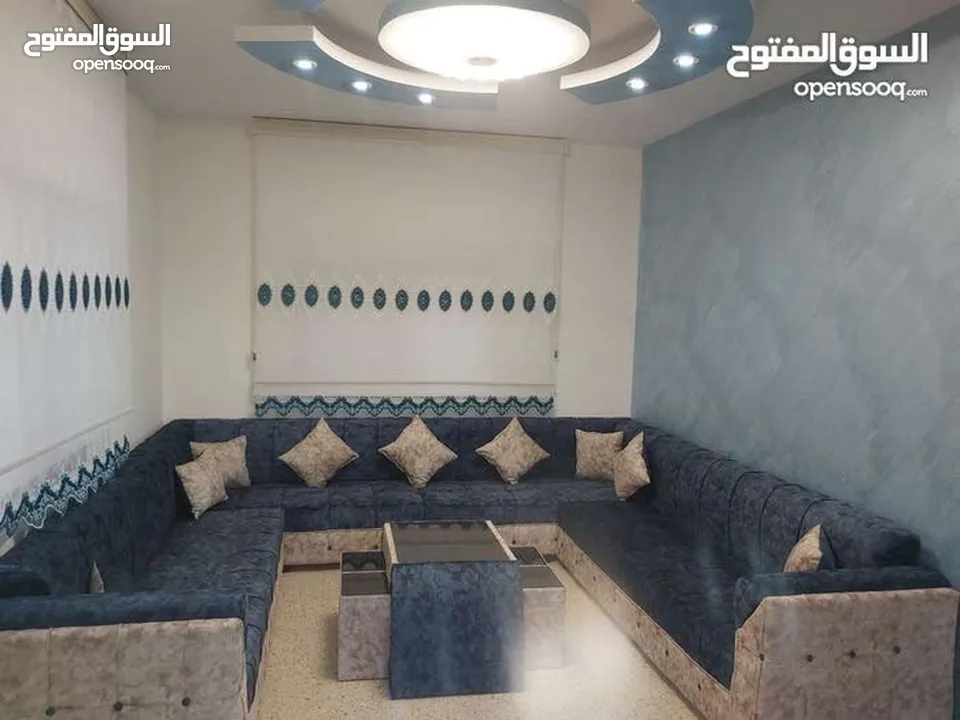 جلسات خليجية أحدث الموديلات 17 مقعد مع طقم طربيزاط + مراكي مع مخدات
