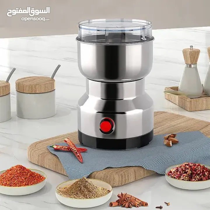 مطحنة قهوه و بهارات ستانلس ستيل مطحنه قهوه و توابل 300 واط مطاحن بن و حبوب