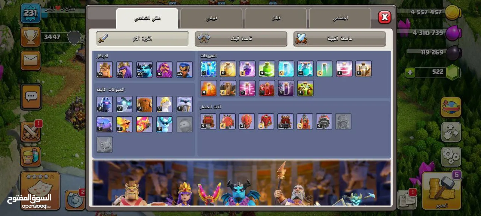 حسابات برول ستارز وايلد ريفت كلاش كلانس