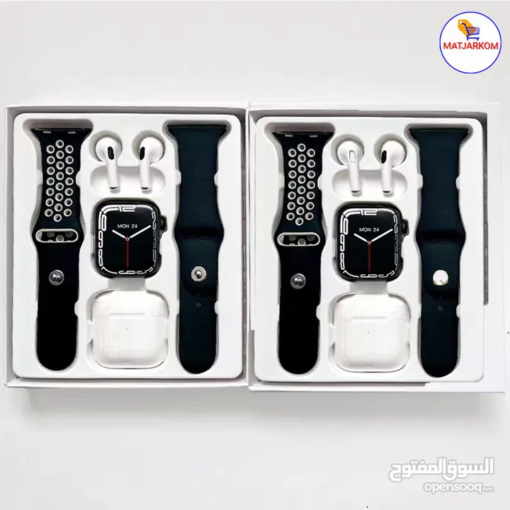 Smart Watch W26 noir et bleu