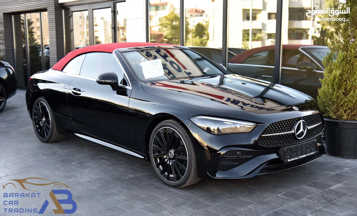 مرسيدس سي ال اي كشف نايت بكج مايلدهايبرد موديل2024 Mercedes CLE200 Convertible AMG Kit Night Package