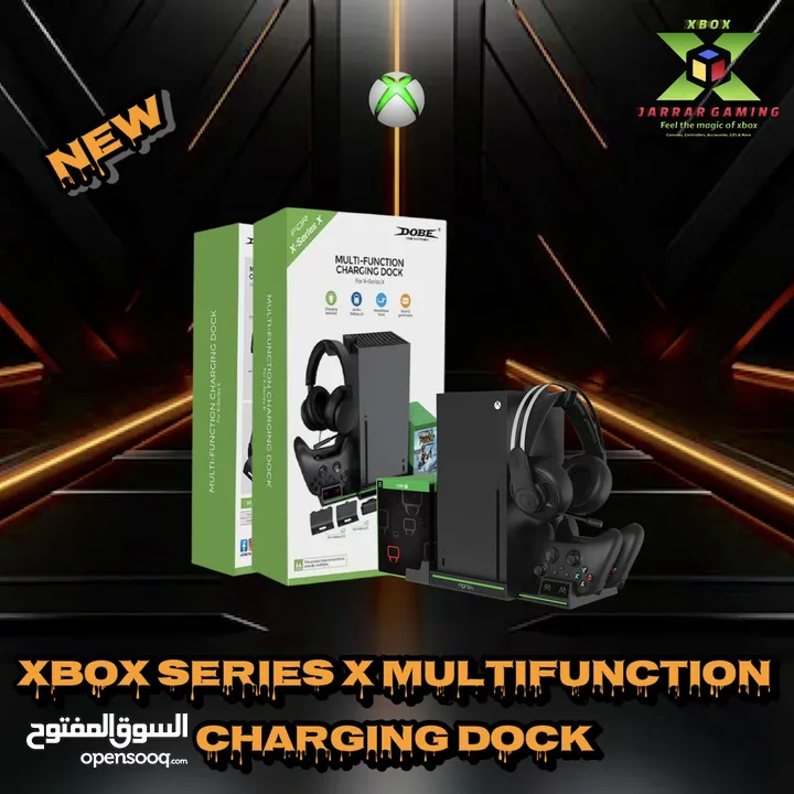 Xbox series x/s & one x/s cooling stand & battery charging قواعد تبريد مع بطاريات شحن اكس بوكس