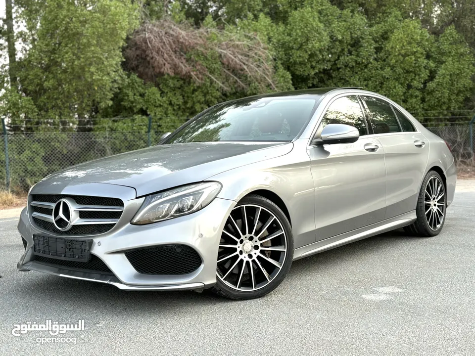 MERCEDES C250 LUXUR—2015–GCC—FULL OPTIONS—LOW MILEG—FREE ACCIDENT—ORIGINAL PAINT—EXCELLENT CONDITION