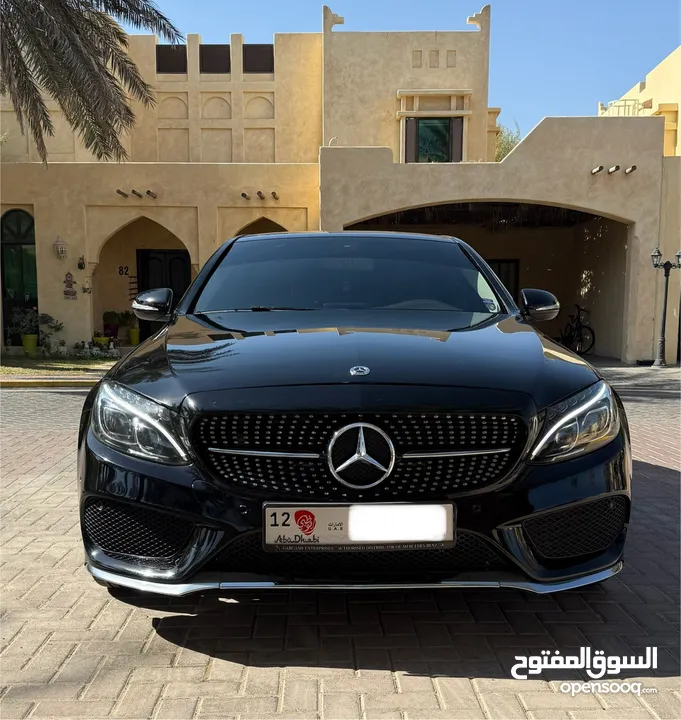 للبيع مرسيدس C 200 خليجي AMG   موديل 2015 "نظييف" بدون حوادث