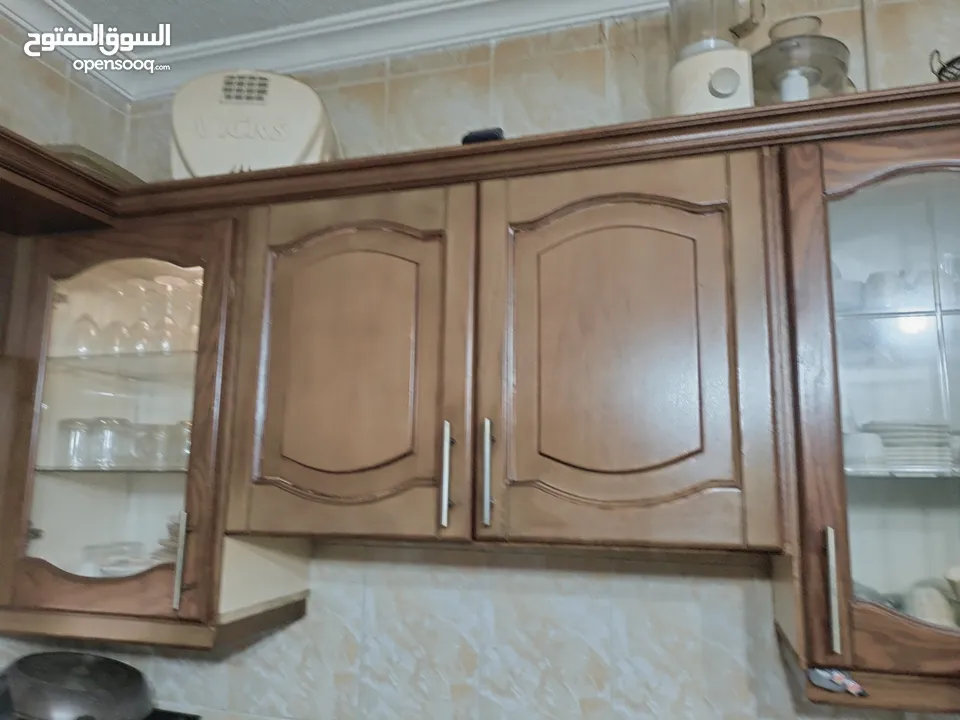 مطبخ خشب صولد للبيع  حرف U طبربور