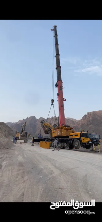 220-160-130-100-80-50-30ton PDO/OXY approved crane available on reasonable rent in muscat