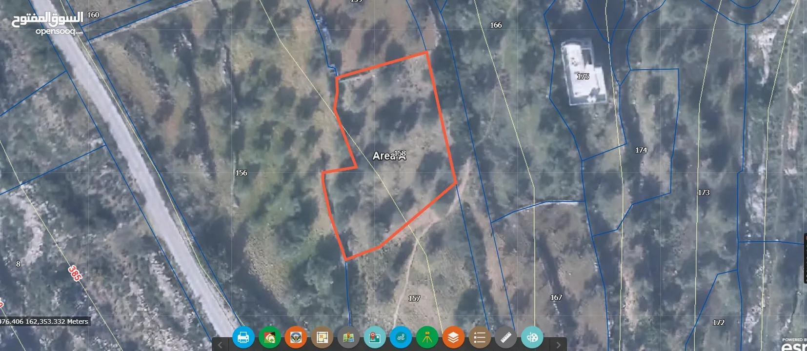 إعلان عنبيع دونم أرض في منطقة كفر عين محافظة رام الله. قطعة تصنيف ألف بسعر 32 ألف دينار فقط