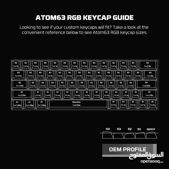 Fantech Atom63 MK859c Mechanical Gaming Keyboard & Mouse Arabic/English