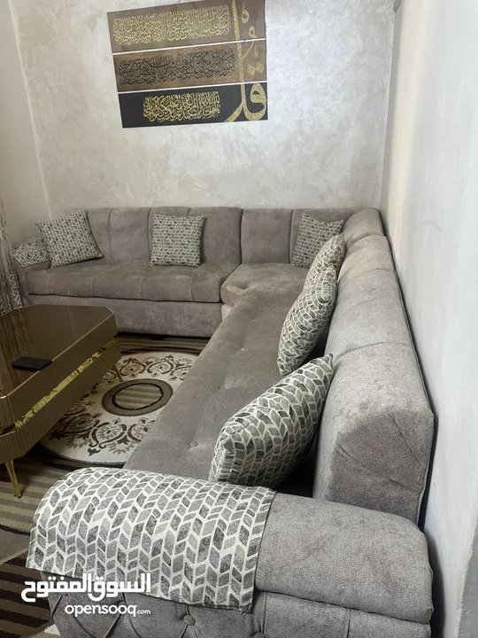 طقم كنابيات جديد غير مستعمل اسبوع