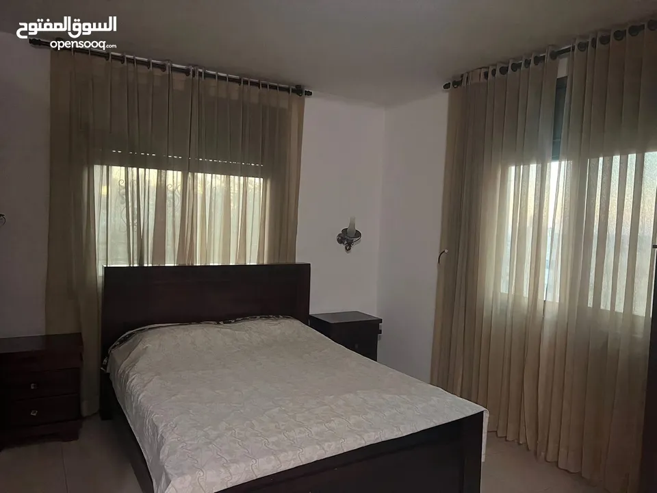 شقه مفروشه للايجار في الطيره قرب سريه رام الله