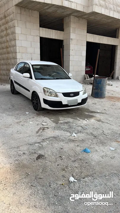 كيا ريو 2009 السياره بالصلاه عالنبي مشدشده دهان جديد بدها افرهول او راس او ماطور فحص نخب كراتين