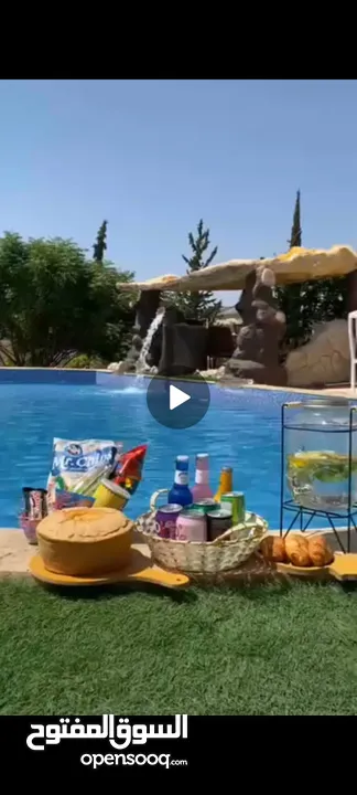 مزرعة وشالية ناي جرش  Naay Farm  مزرعة خمس نجوم مجهزة بالكامل # مواصفات المزرعة.   * مساحة 4 دونم