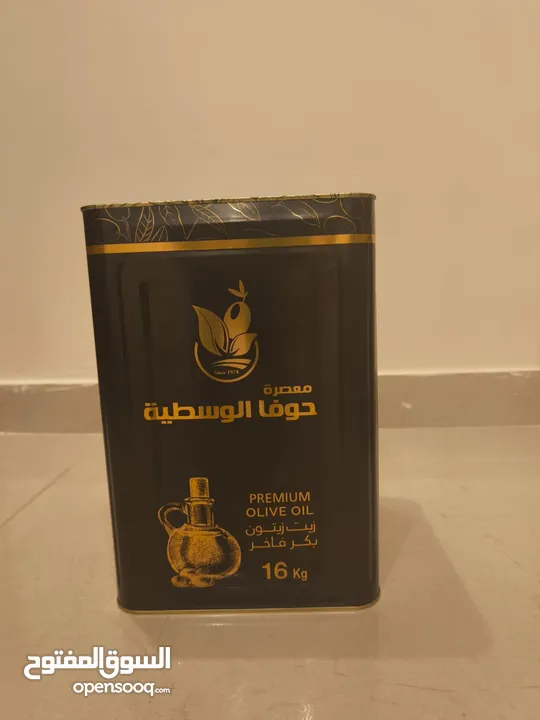 تنكة الزيت90 وفوق العشرة 85 للبيع في عمان زيتون حبكا-اربد