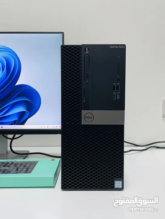 Dell optiplex 5060 MT i7 8th Gen Ram 8GB SSD 512GB WITH MONITER FULL SET