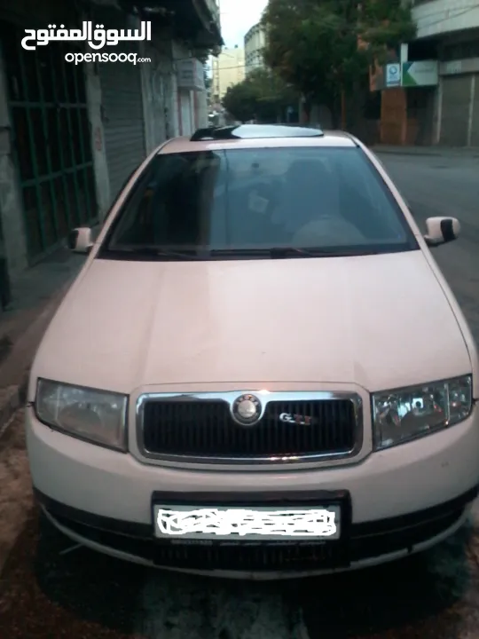 سيارة سكودا فابيا موديل 2003 سعر 16 الف شيكل