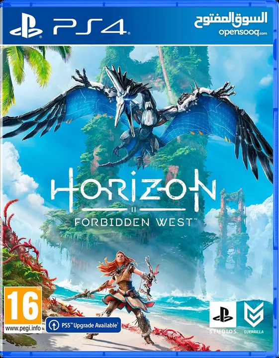 لعبة هورايزن فوربدن وست نسخة (horizon forbidden west) ps4 السعر 135