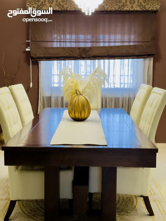 طاولة سفرة +طاولة قعدة مع درج