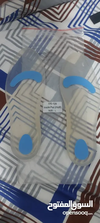ضبان سيليكون و مشد للكاحل القطعة ب 5 دنانير ankle and foot bracelets  insole pad large
