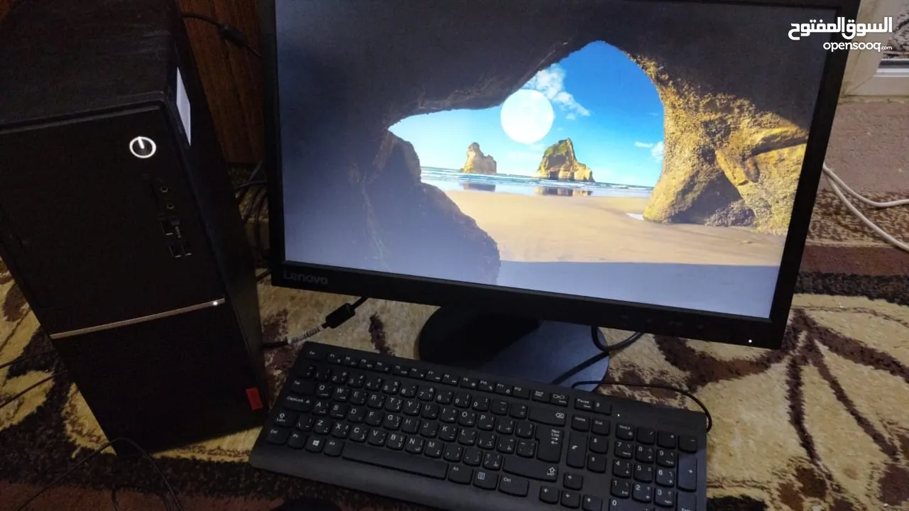 جهاز لينوفو مكتبي للدراسة والاستخدام الاساسي  Lenovo desktop