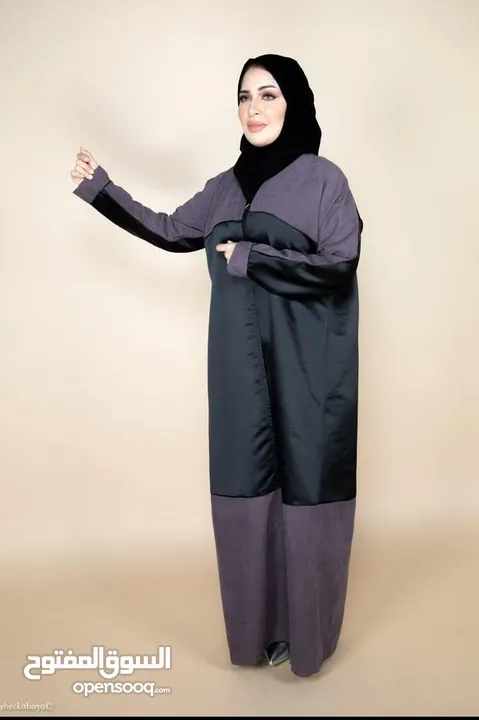 يوجد عبايات خليجيه للبيع جداد قماش وتطريز وشغل بحريني اصلي