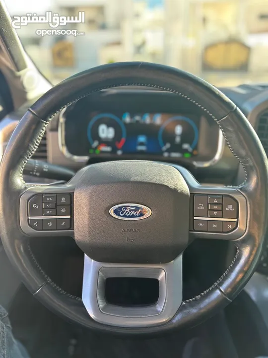 FORD F-150 2021 Lariat  Hybrid POWER-BOOST  فورد f150 بحال الوكاله- بدون الرقم