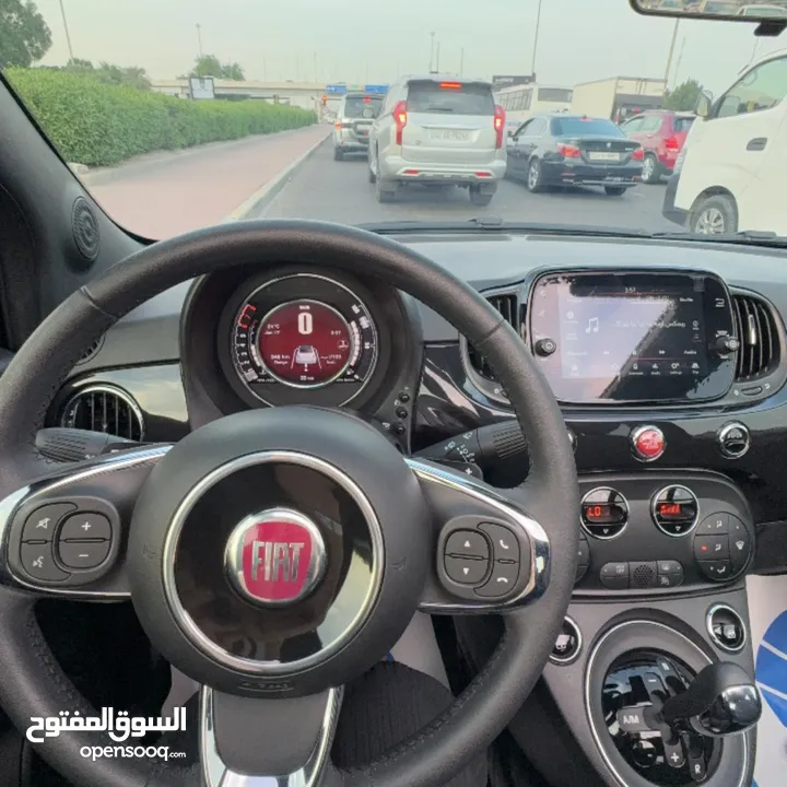 Fiat500 للبيع جديد شهر ونص طالع من الوكاله