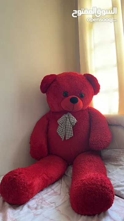 5 feet Teddy bear for sale in good condition   whatsapp only 26 Omr