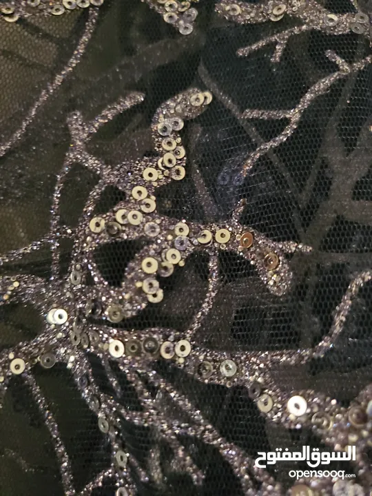 فستان سهرة كحلي موديل جديد 2025 قياس l  راقي جدا مع الشيلة Dark navy blue evening dress