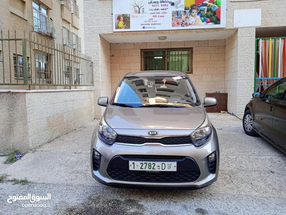 كيا مورنينج 2019 – ترخيص 2020 – مفتاح بصمة – شبه جديدة للبيع بسبب السفر Kia Morning
