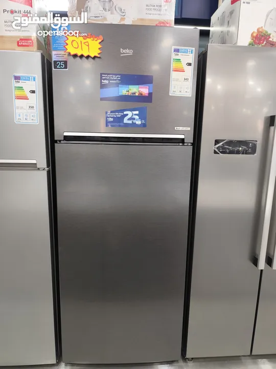 عررض على ثلاجة بيكو حجم كبير  ستيل رقم RDNE510M20X