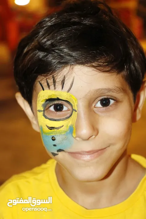 رسم على الوجه للأطفال بطريقة إحترافية