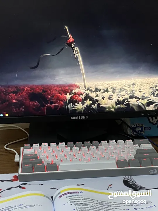 بيسي للبيع بكرت 4060ti 16gb ومعالج ryzen 5 4500 للالعاب والمونتاج الثقيل قابل للبدل بماك