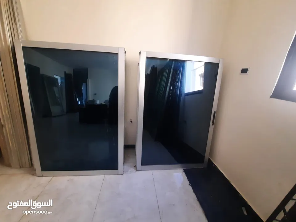 شبابيك دبل جلاس بحال الوكاله عدد 10 200*150