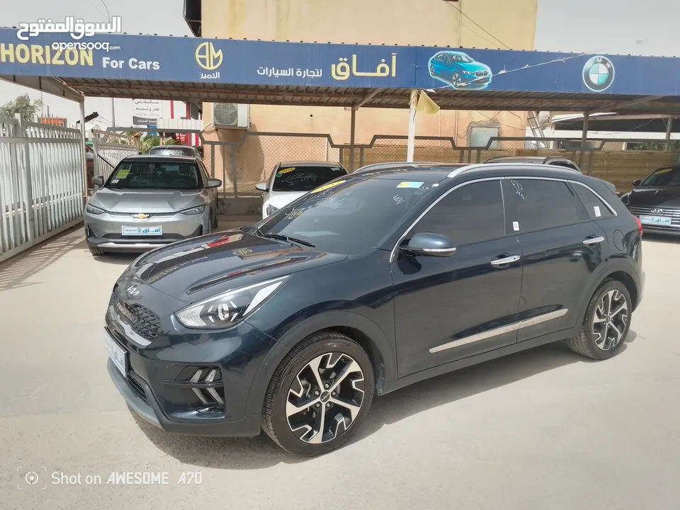 كيا نيرو 2022 هايبرد فل عدا فتحه عداد 22 ألف كم اوتوسكور 87 A واردكوريا للإعفاءات الجمركية أو الجمرك