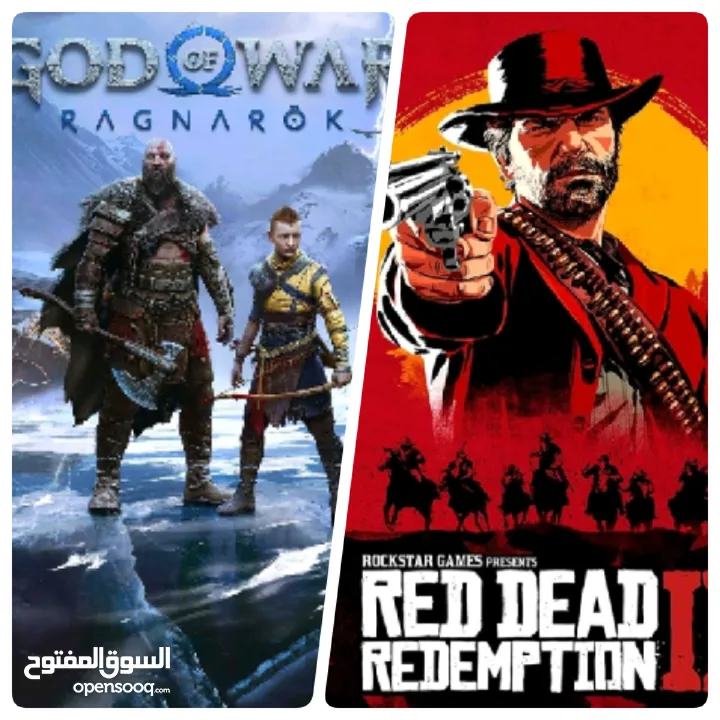 GOD OF WAR RAGNAROK  RED DEAD REDEMPSION 2