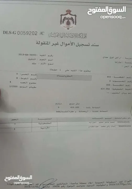 منزل مستقل ثلاثة طوابق  موقع مميز في ماركا الشمالية حي العبدلات
