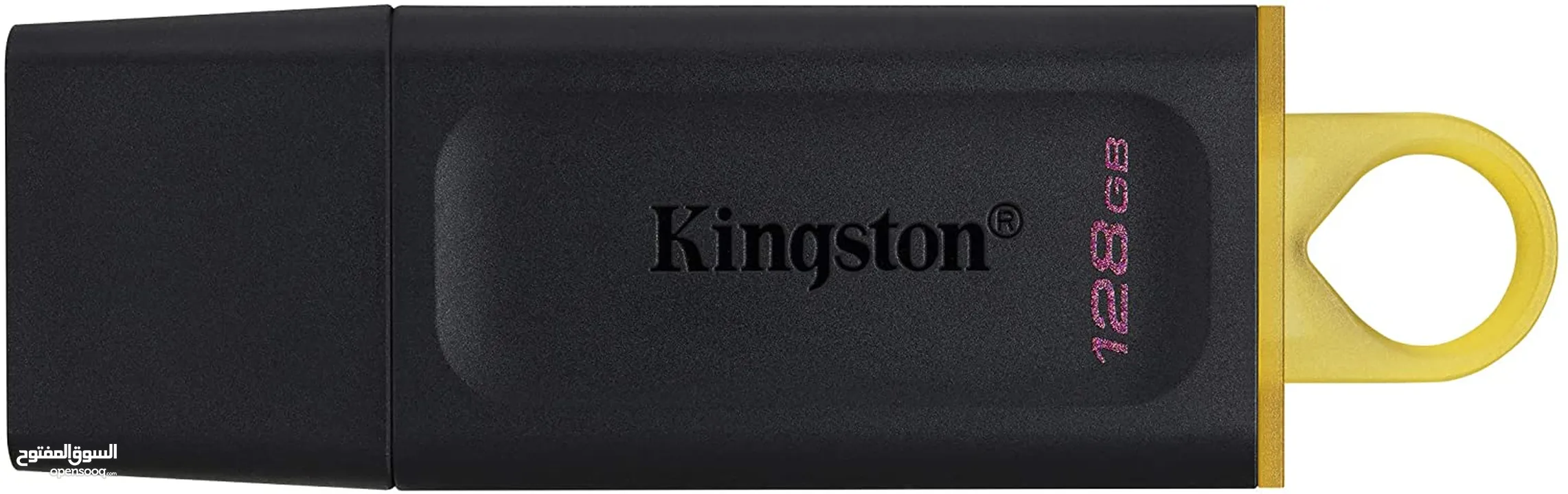 FLASH USB3.2 KINGSTON DATA TRAVELER 128GB فلاشة ميموري 128 جيجا  لتخزين معلوماتك بامان 