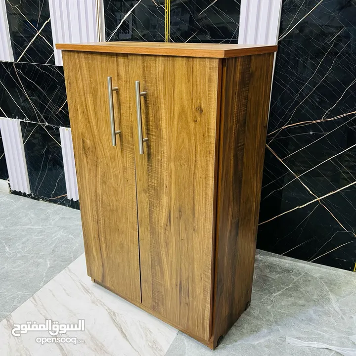 خزانة أحذية تفصيل خشب 90*60*30 بتحمل اوزان بالوان عصرية ومميزة وبأقل الاسعار