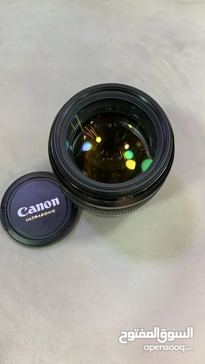 عدسة canon 85 mm كانون